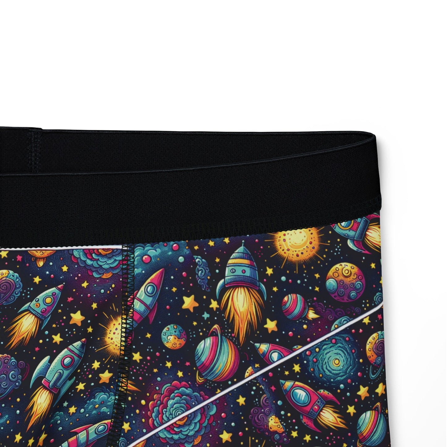 ABDL Space Rocket Men's Boxers - Ultra Soft & Stretchy for Littles