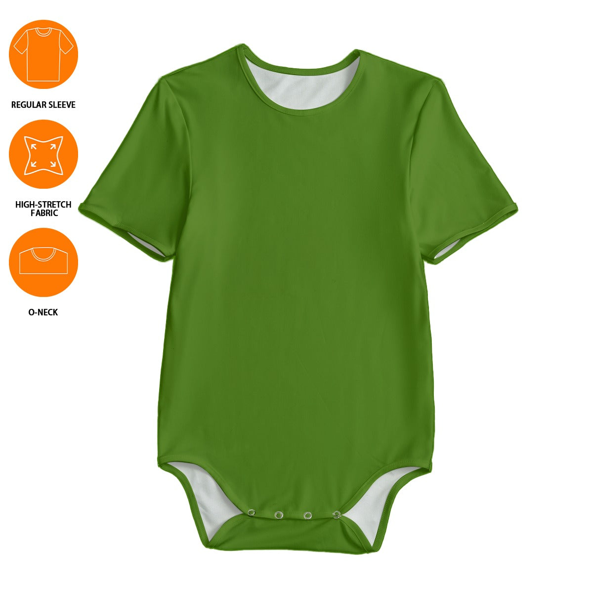 Playful Sprout Green ABDL Onesie