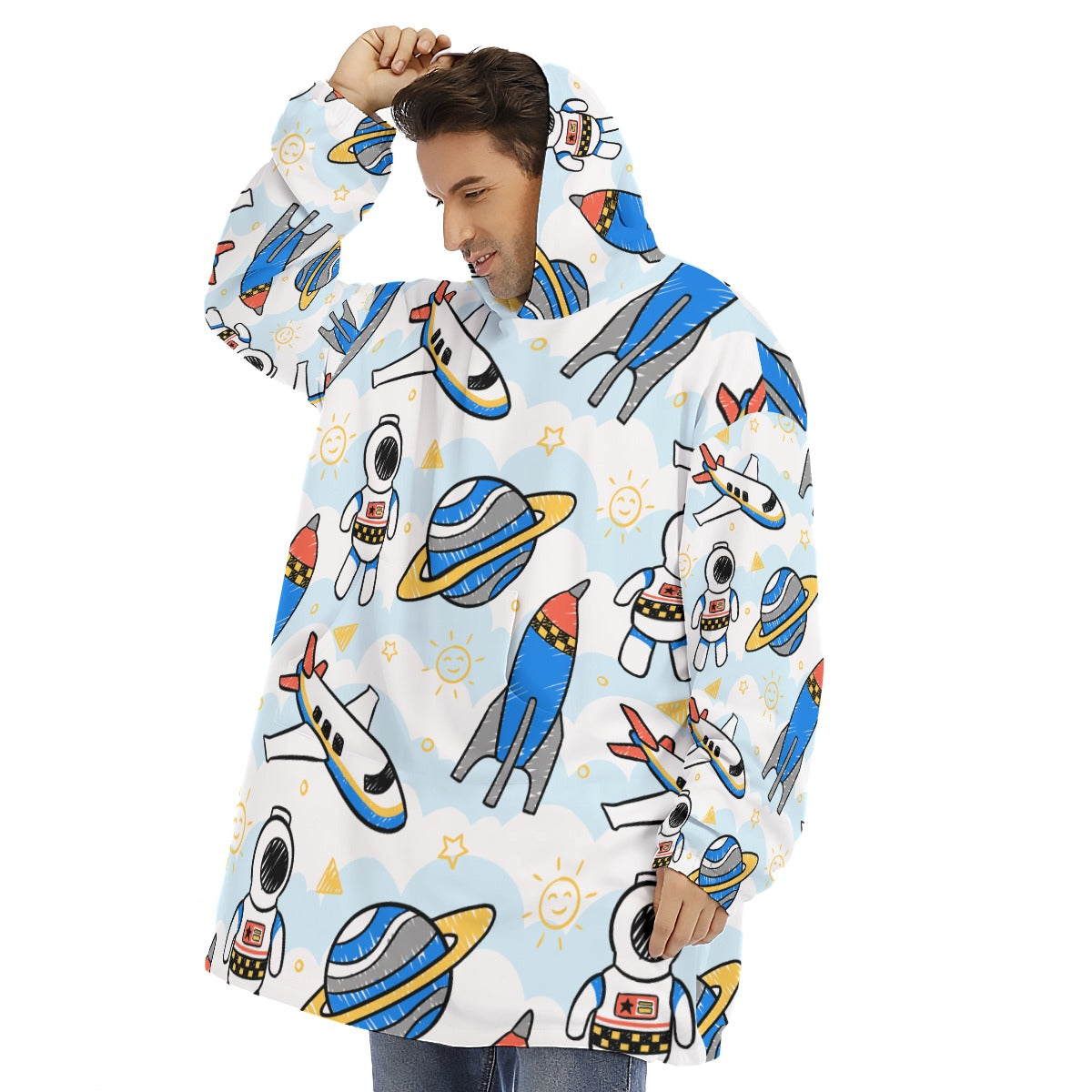 🚀 Blast Off Hooded Blanket 🚀