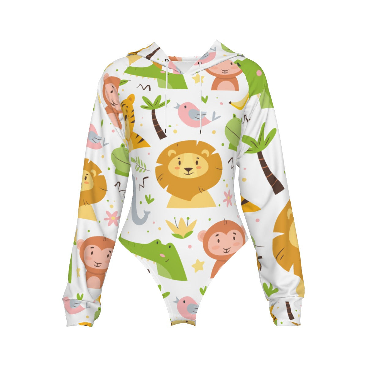 🦁 Jungle Friends Hooded Onesie 🦁