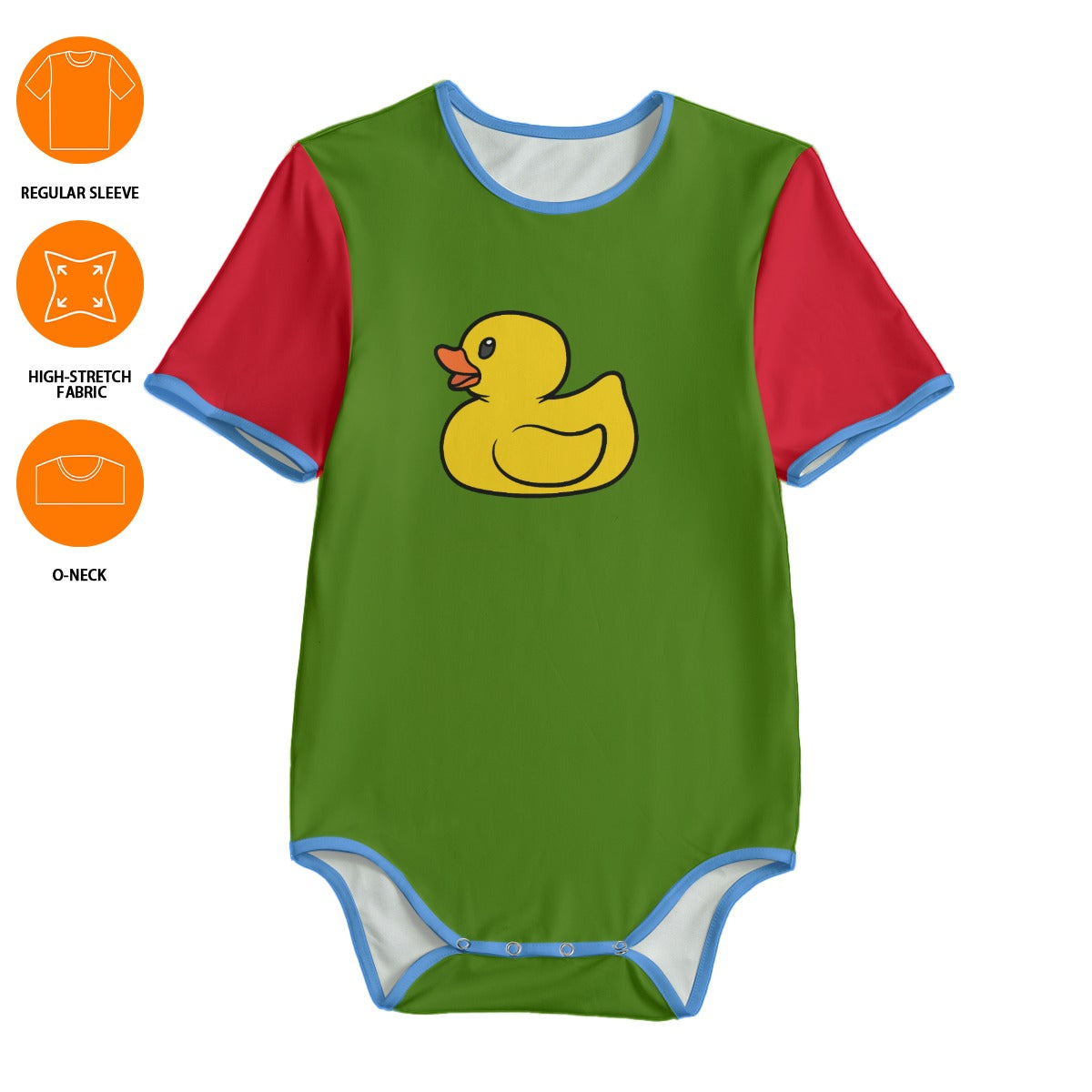 Quacky Cutie ABDL Snap-On Bodysuit