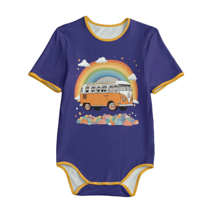 Little Dreamland Adventure Bodysuit – Ride the Rainbow! 🌈🚐