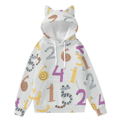 Purr-fectly Playful Cat Ear Hoodie for Littles