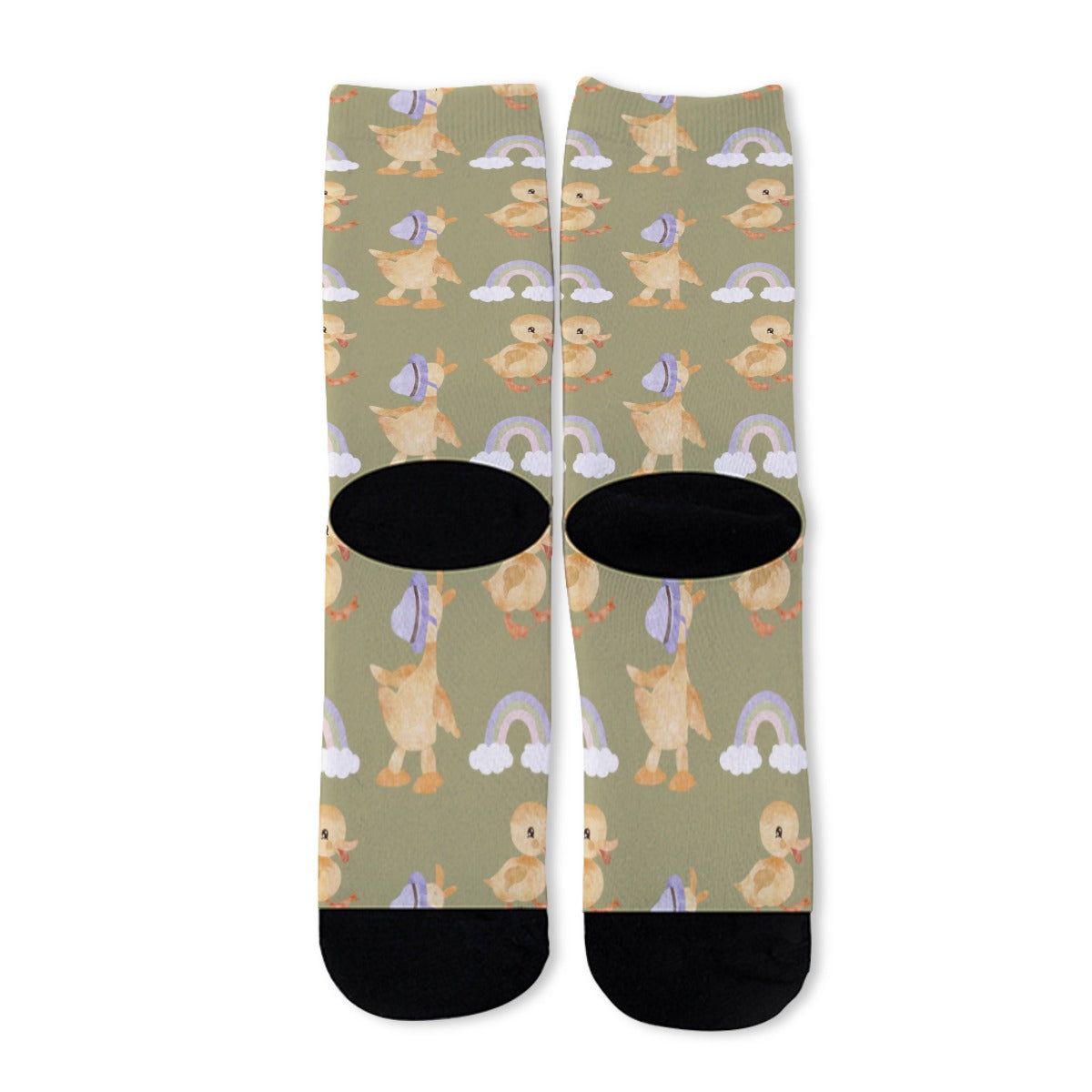 Quack-tastic Duckling Elastic Stockings: Cozy Comfort for Happy Feet!