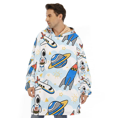 🚀 Blast Off Hooded Blanket 🚀