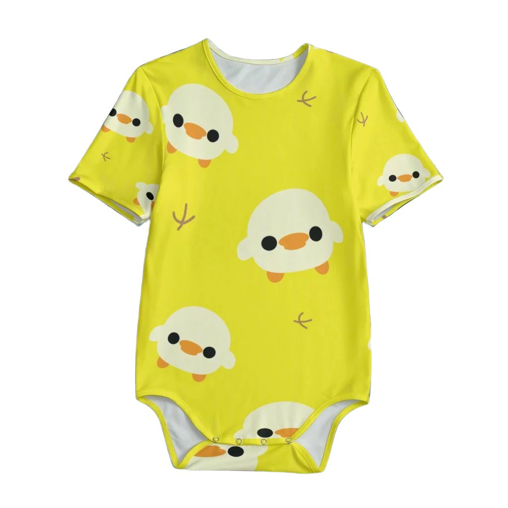 🌈 Playful Chick Onesie – Perfect for All-Day Wear! 🌈