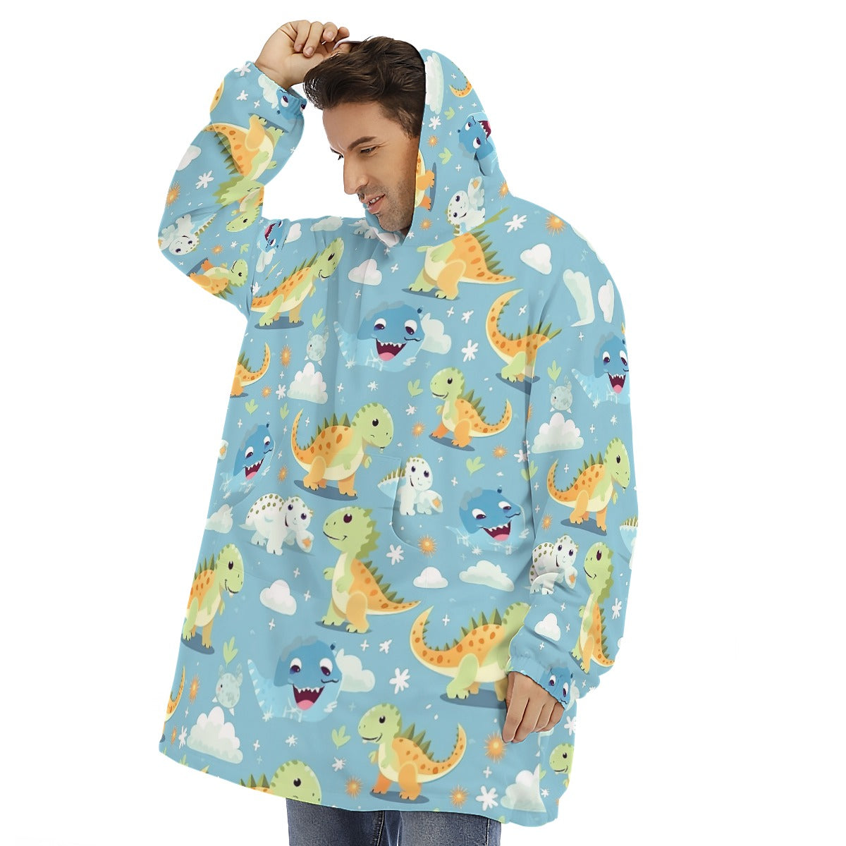 🦖 Cozy Dino Hooded Blanket 🦖