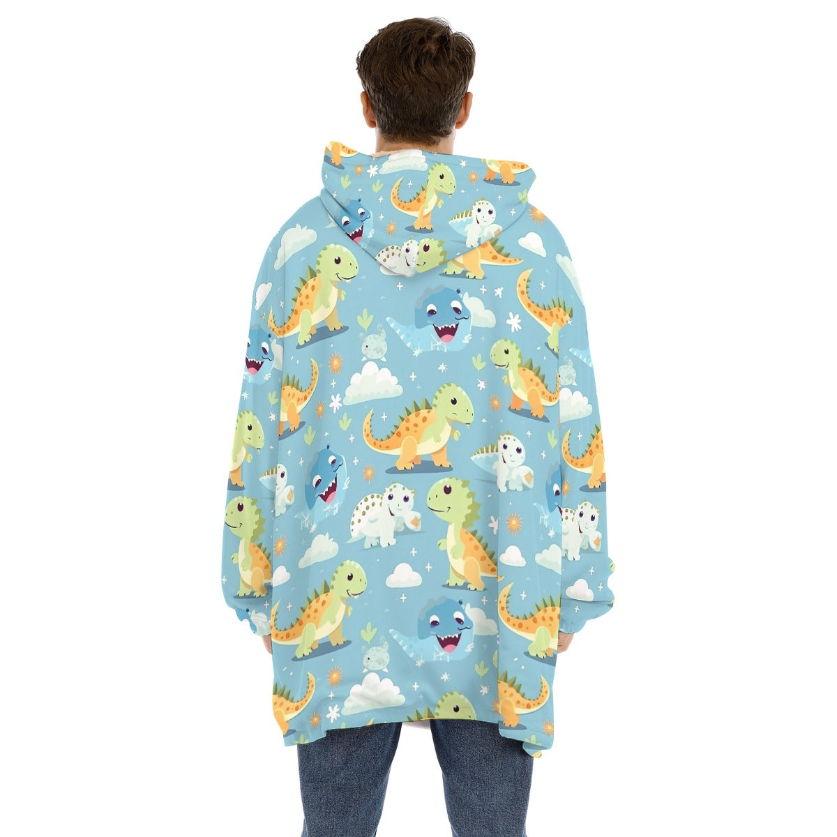 🦖 Cozy Dino Hooded Blanket 🦖