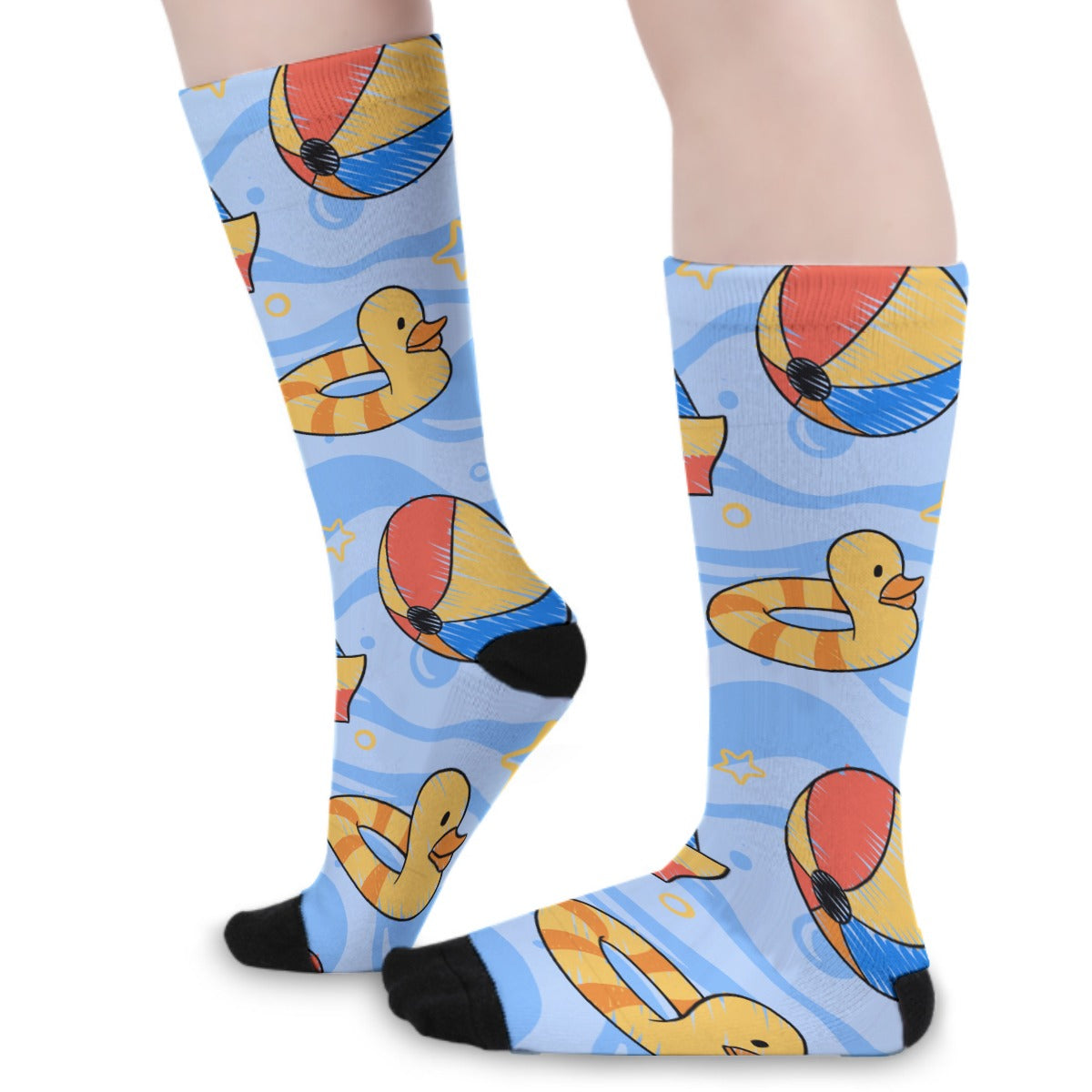 🦆 Splish Splash Knee-High Socks 🦆