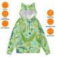 Reptile Romp Cat-Ear Hoodie