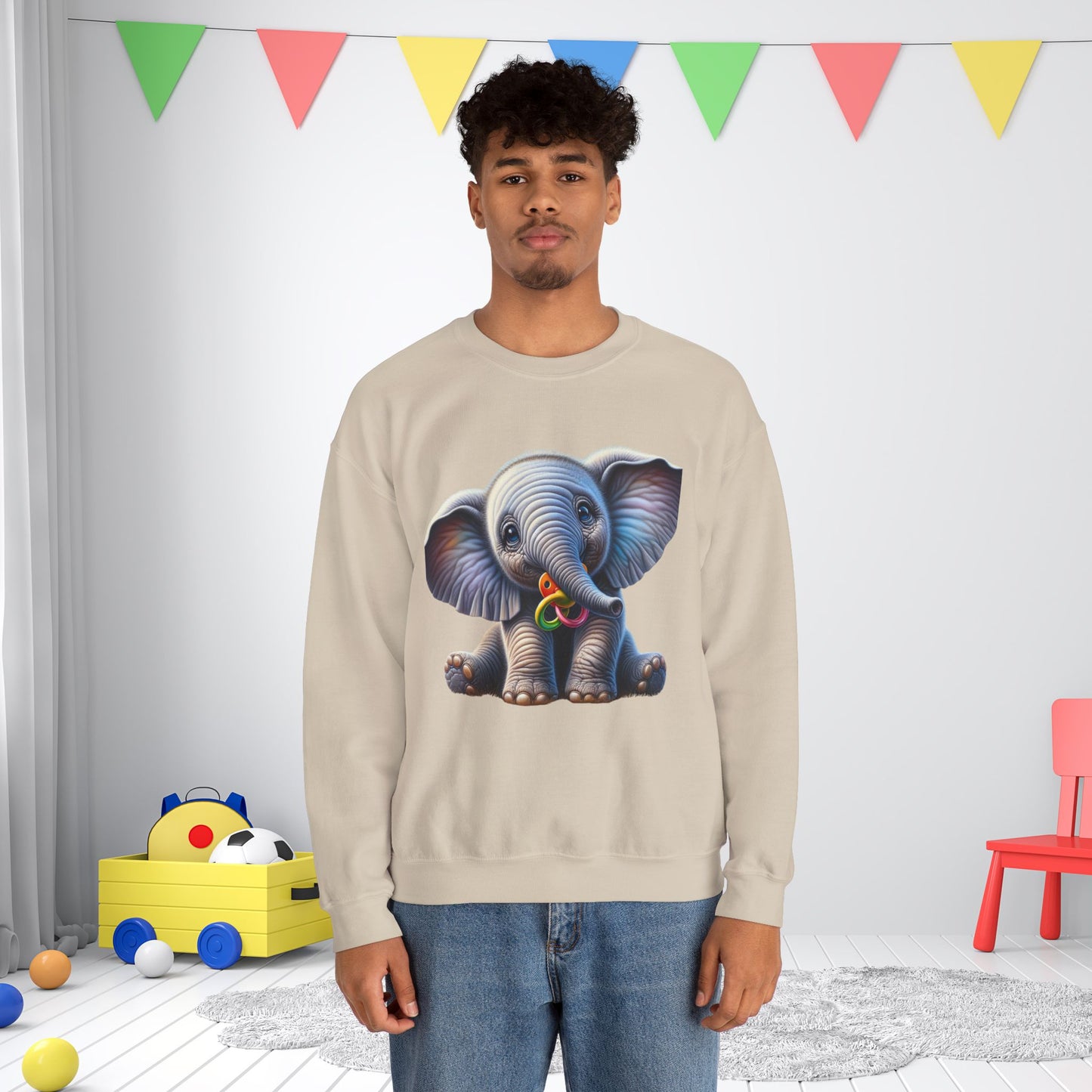 I Can't Adult Today Elephant Sweatshirt