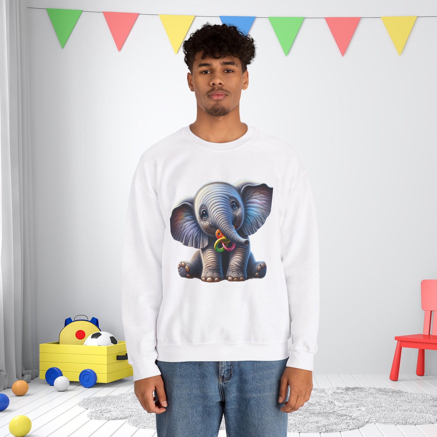 I Can't Adult Today Elephant Sweatshirt