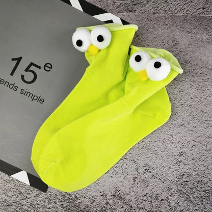 Bulging Eyes Cute Funny Socks