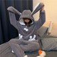 ABDL Bunny Hooded Onesie Pajamas