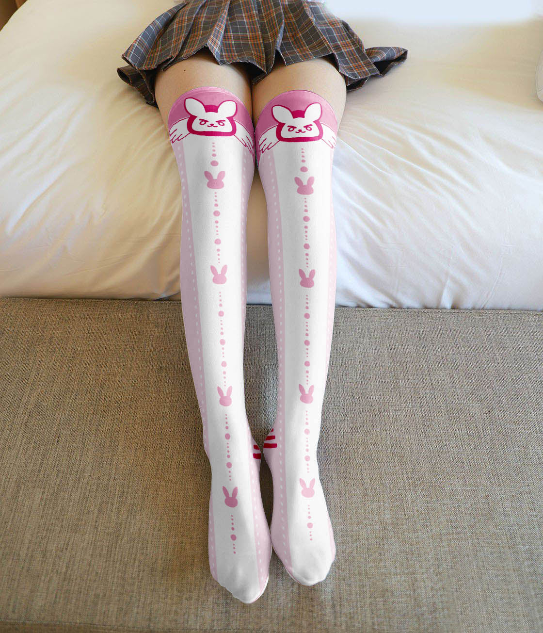 Cute Rabbit Gamer Stockings