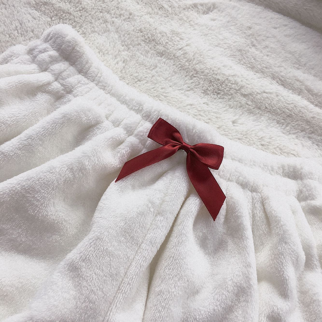 ABDL Warm Plush Bow Ruffles Bloomers