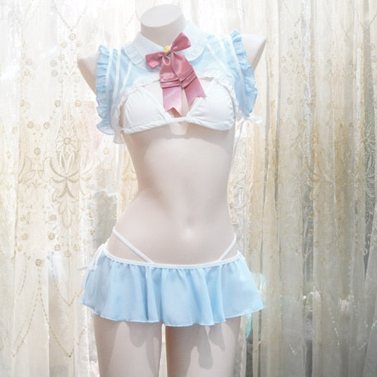 Cute School Girl Sailor Moon Outfit