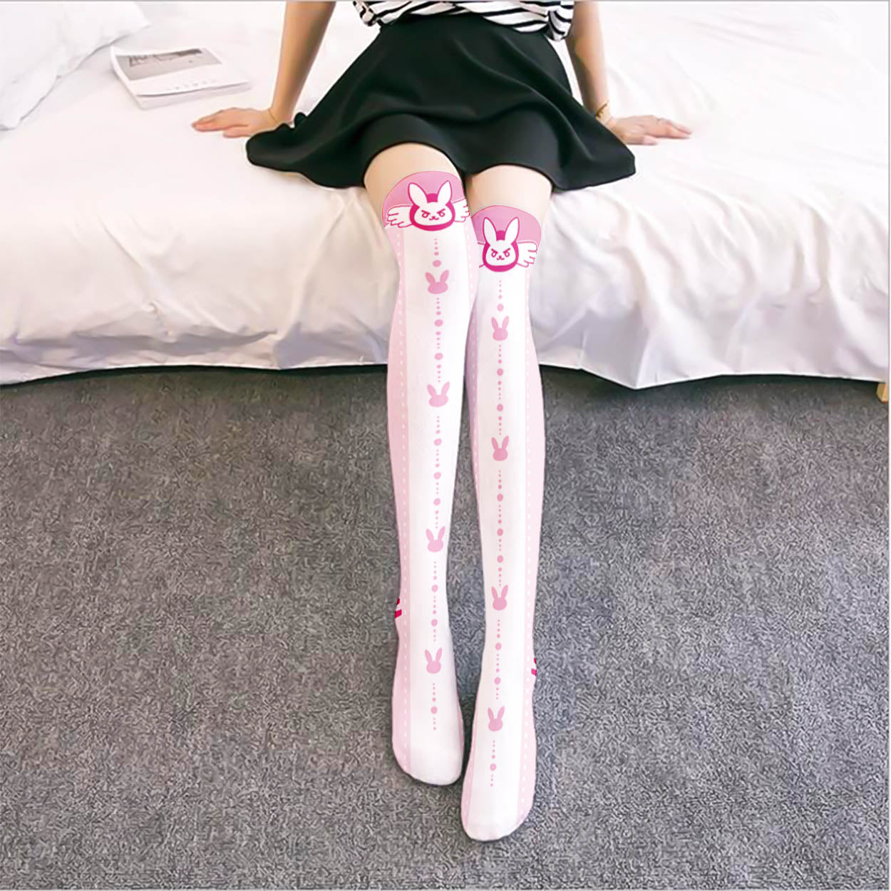 Cute Rabbit Gamer Stockings