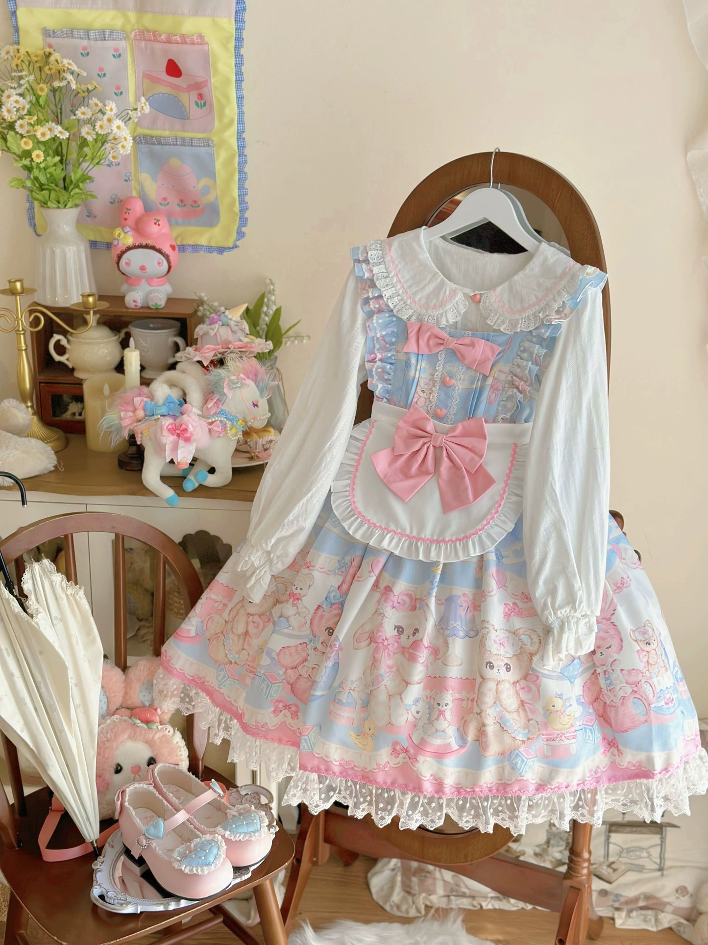 ABDL Ruffles Apron Princess Dress