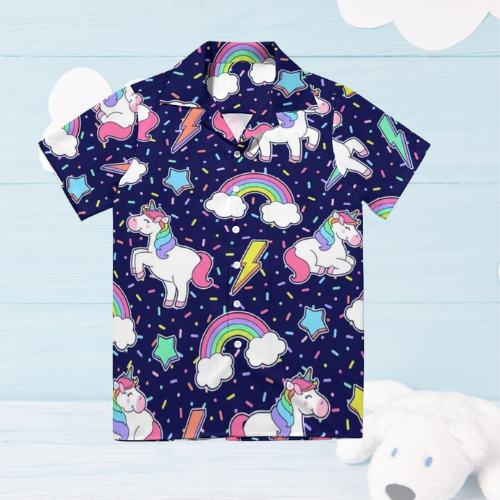 ABDL Cute Unicorn & Rainbows Play Shirt