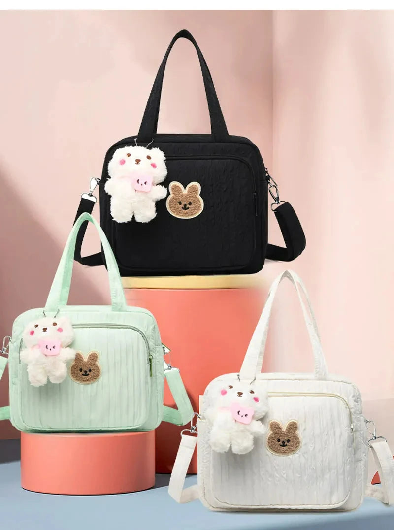 Adorable Bunny Diaper Bag - Multi-Functional & Kawaii Charm 🐰✨