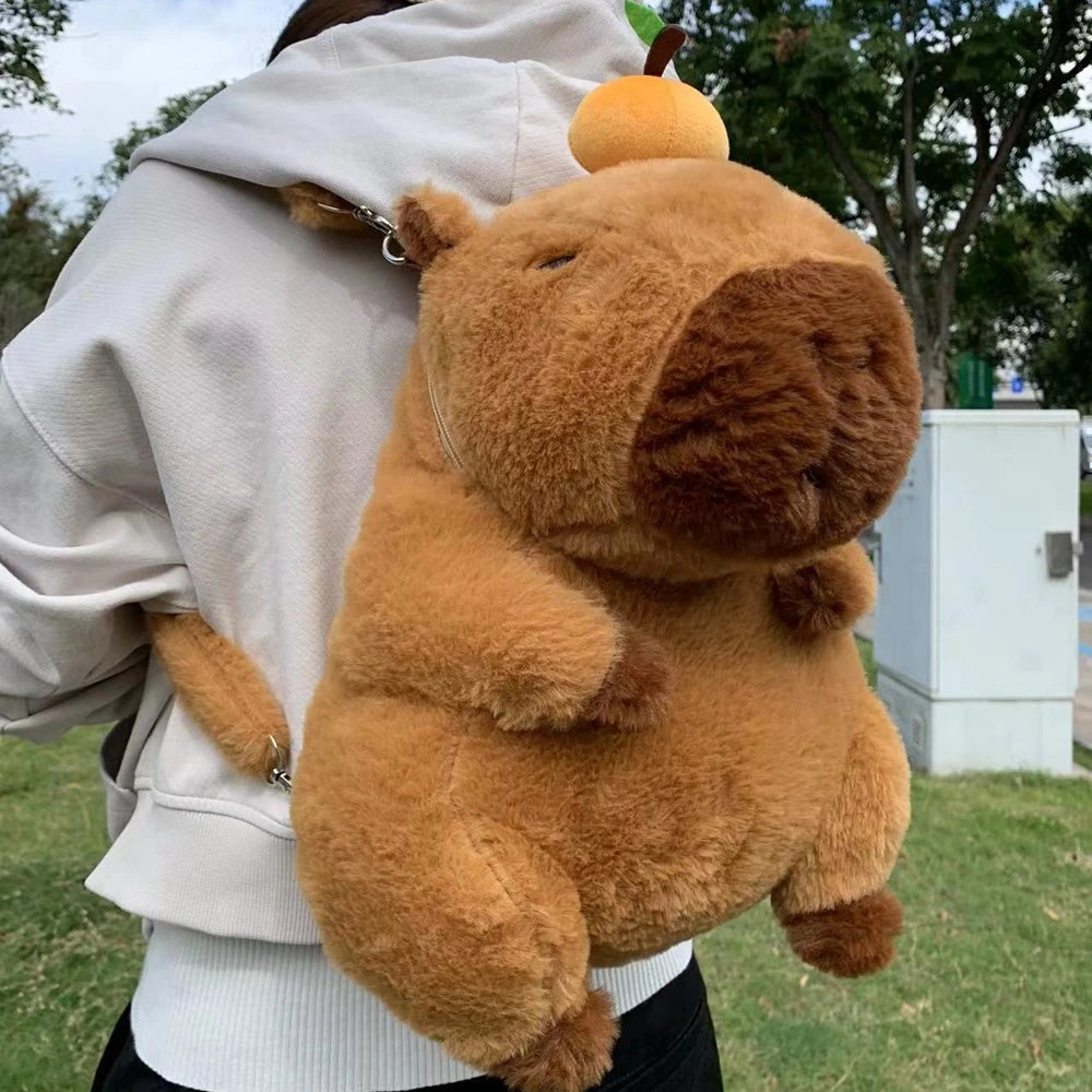 ABDL Capybara Plush Backpack