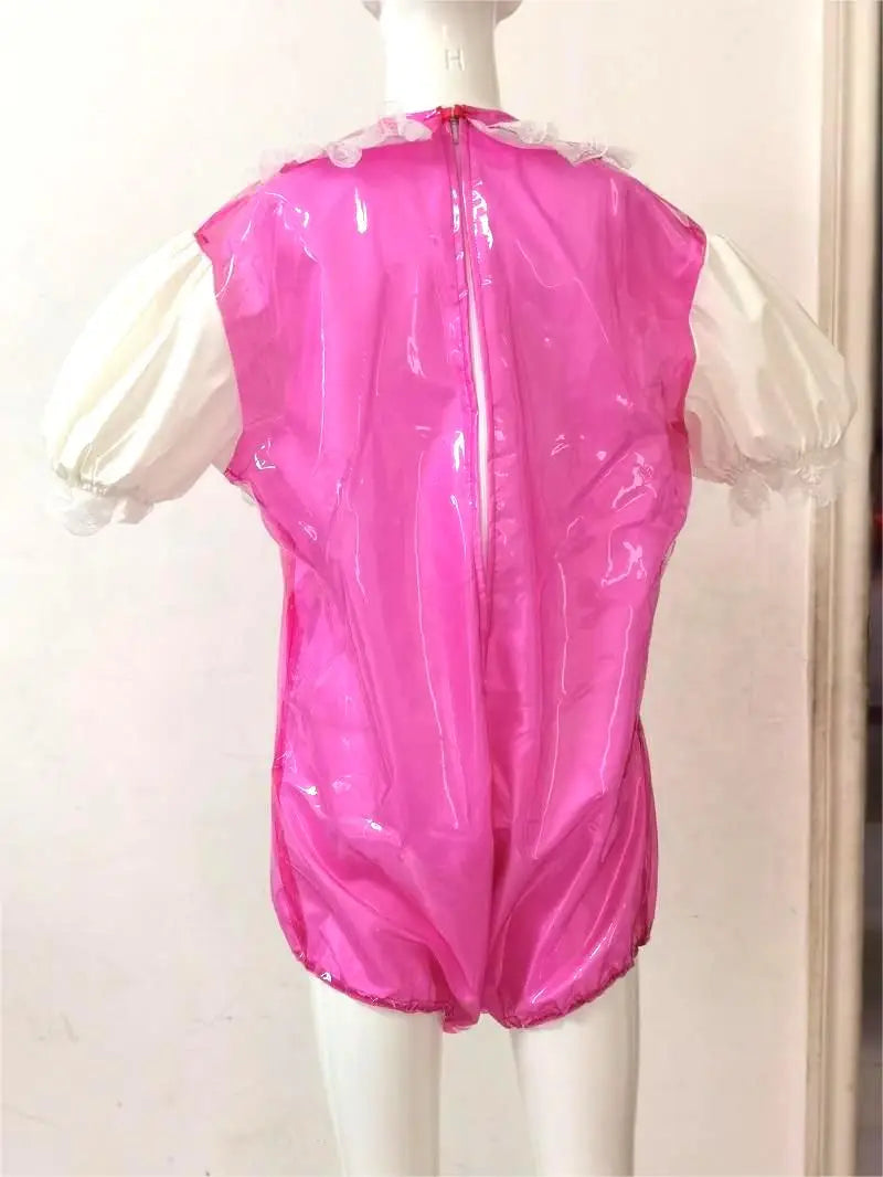 🍼 Pink Adult Baby Lockable Jumpsuit - Embrace Your Inner Baby! 👶