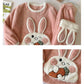 ABDL Cute Bunny Coral Fleece 2 Piece Pajama