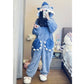 ABDL Cute Shark Hooded Flannel Pajamas