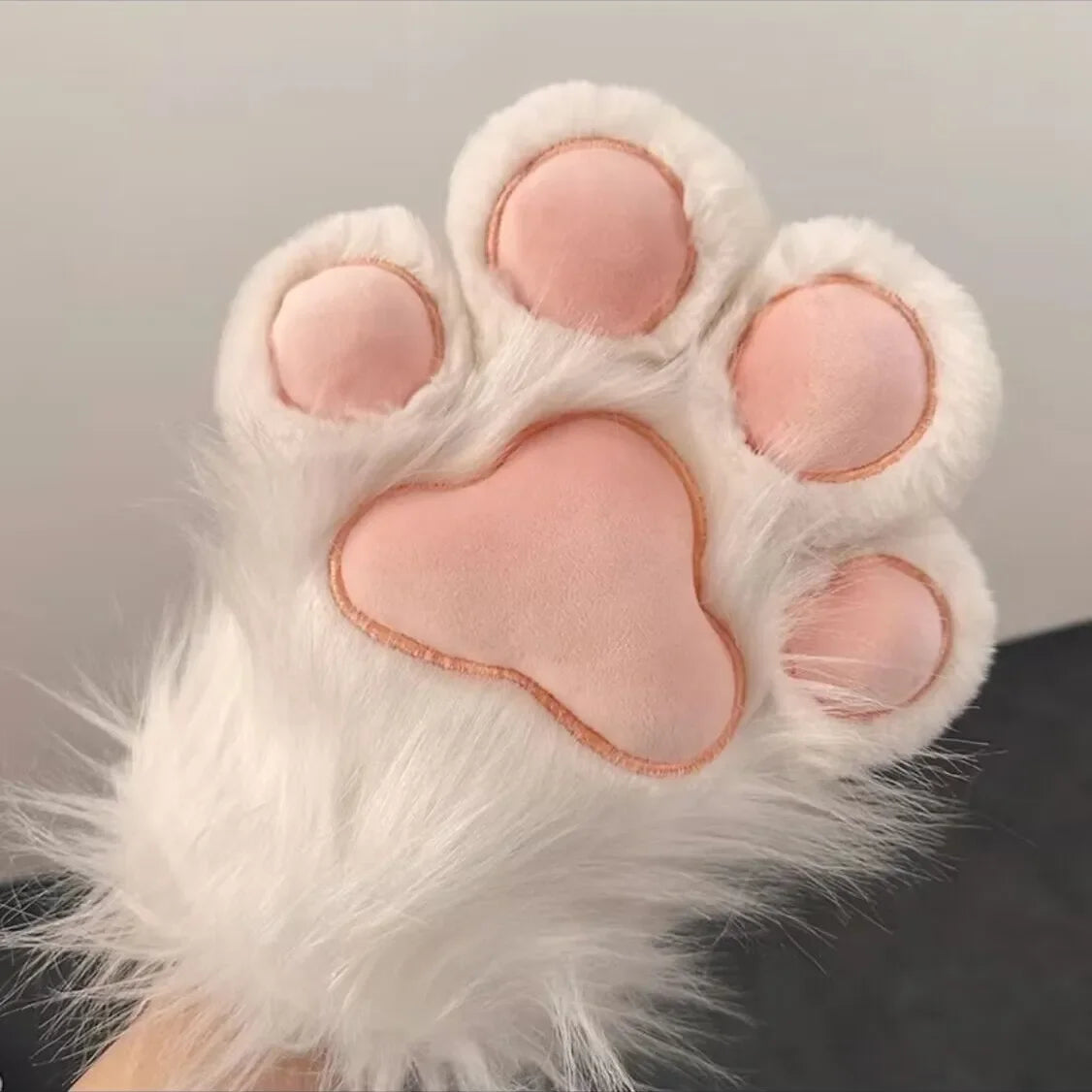 Furry Cat Paw Gloves (1 pair)