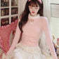 Sweet Long Sleeve Knitted Top