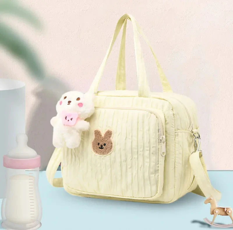 Adorable Bunny Diaper Bag - Multi-Functional & Kawaii Charm 🐰✨