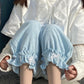 ✨🎀 Enchanting Sweetness: High Waist Sweet Bow Ruffles Corduroy Pants 🎀✨