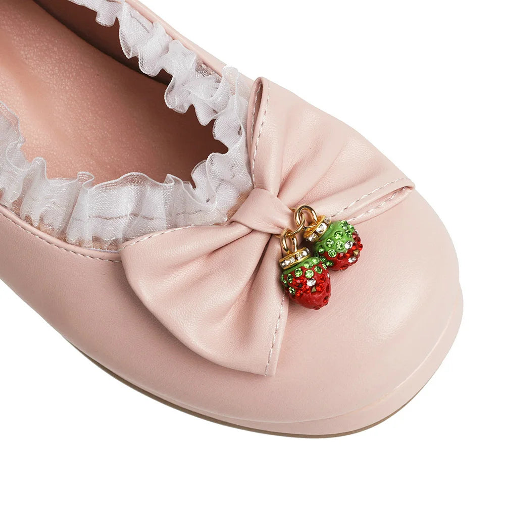 ABDL DDLG Bow Princess Mary Jane Shoes