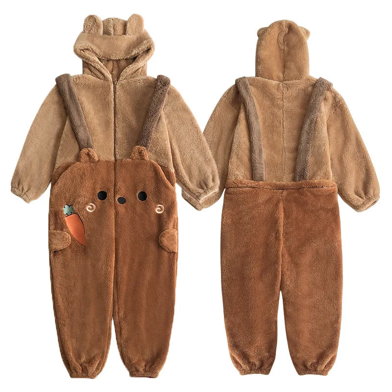 ✨Snuggle Up in Warm Embrace with Our Enchanting ABDL Animal Flannel Onesies✨
