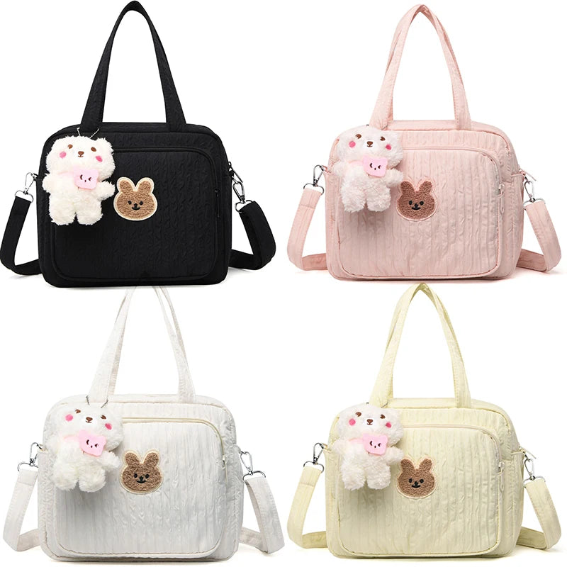 Adorable Bunny Diaper Bag - Multi-Functional & Kawaii Charm 🐰✨