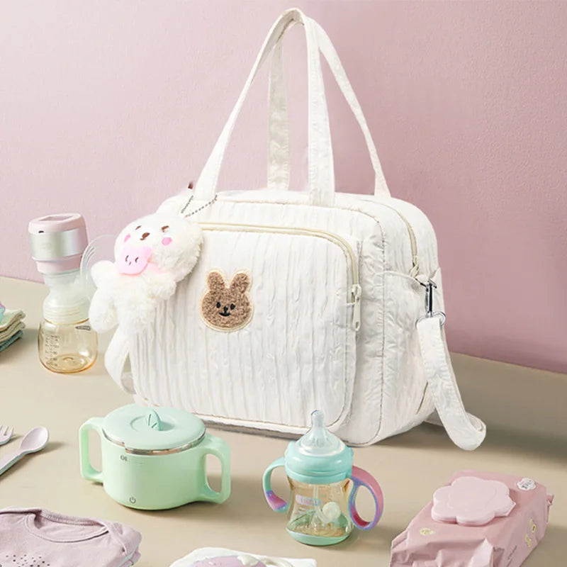 Adorable Bunny Diaper Bag - Multi-Functional & Kawaii Charm 🐰✨