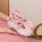 ABDL Bow, Pearls & Lace Mary Janes