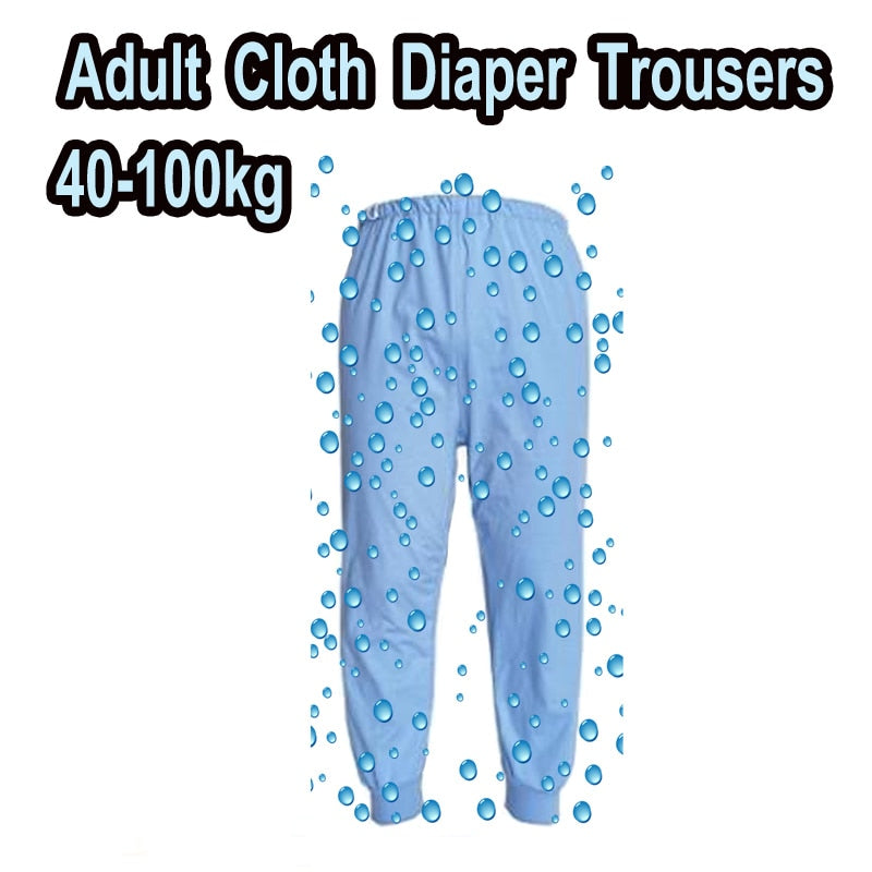 Waterproof Leakproof Adult Cloth Diaper Trousers