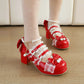 ABDL Pearls String Lace Shoes