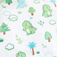 Cute Dinosaur Bed Sheet & Pillow Case Set