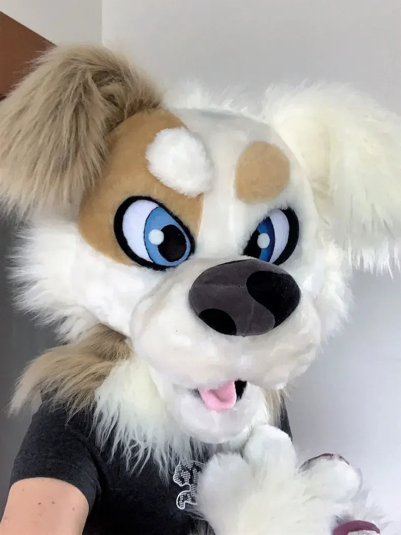 Cute Puppy Dog Partial Fursuit (Head & Paws)