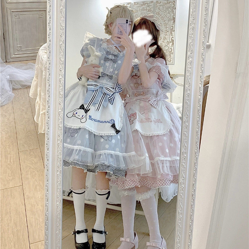 Sweet Princess Lolita Style Polka Dot Dress