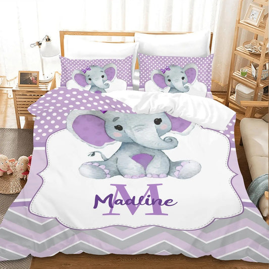 Cozy Critter Comfort: Custom ABDL Forest Friends Duvet Cover Set