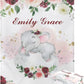 Snuggly Personalized ABDL Elephant Blankie: Your Cozy Comfort Friend