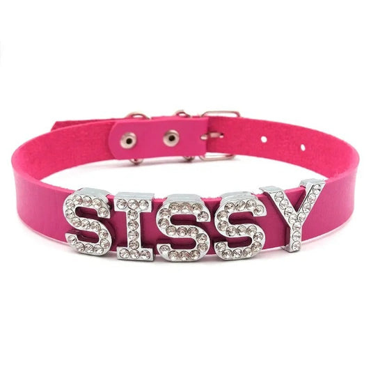 Pink Sissy Choker Necklace