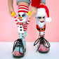 🎄 Christmas Cartoon Stockings 3D Santa Claus Snowman Stockings for ABDL Adult Baby Diaper Lovers 🍼