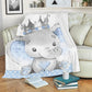 Snuggly Personalized ABDL Elephant Blankie: Your Cozy Comfort Friend