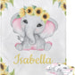 Snuggly Personalized ABDL Elephant Blankie: Your Cozy Comfort Friend