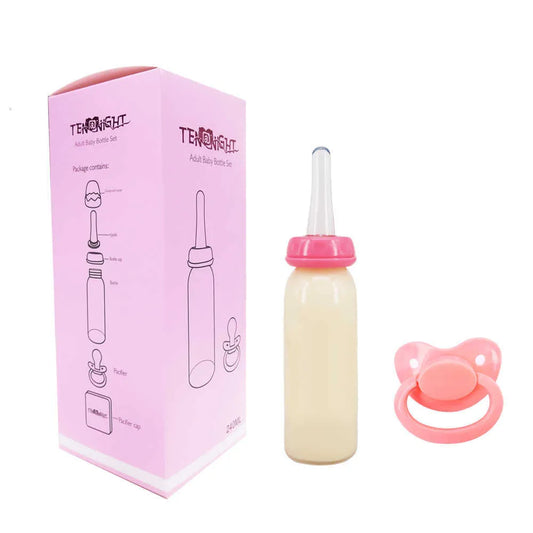 ABDL Bottle and Pacifier Set: Embrace Your Inner Baby